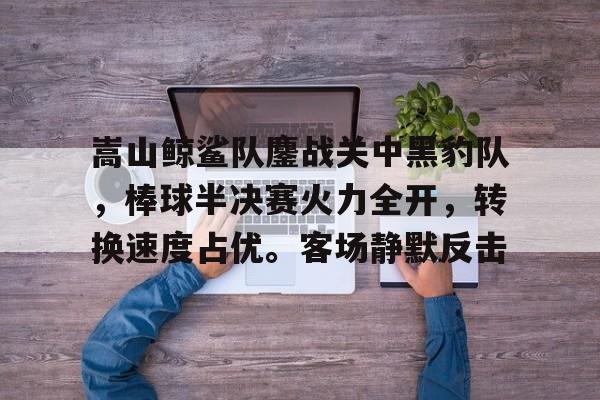 关于嵩山鲸鲨队鏖战关中黑豹队，棒球半决赛火力全开，转换速度占优。客场静默反击的信息